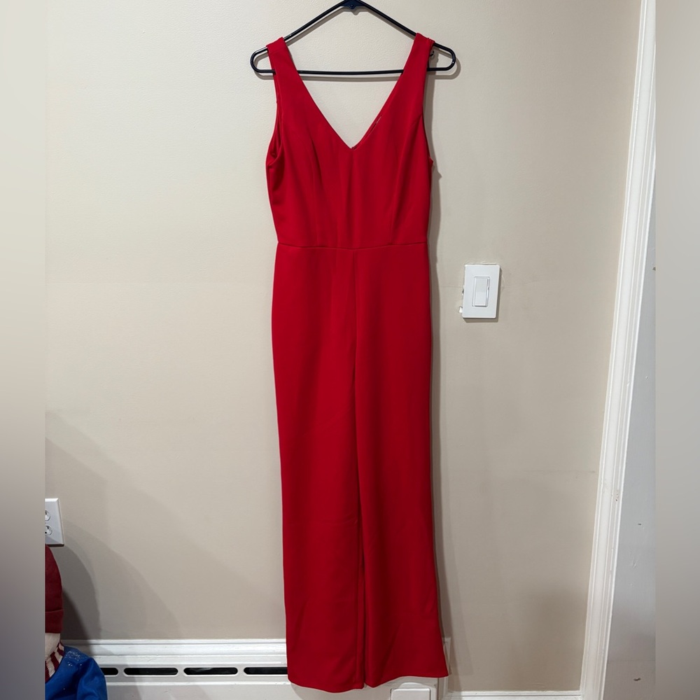 Red Jump Suit